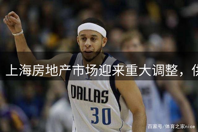 上海房地产市场迎来重大调整，供应量大幅缩减